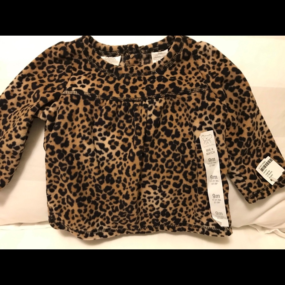 New Koala Kids Animal print top, size 9 months